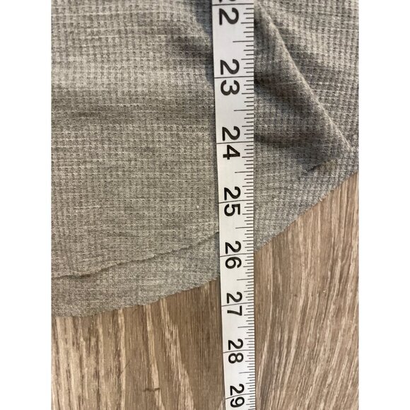 Wildfox Deer Gray Waffle Texture Oversized Slouchy Lightweight Shirt Sz M - Picture 9 of 9